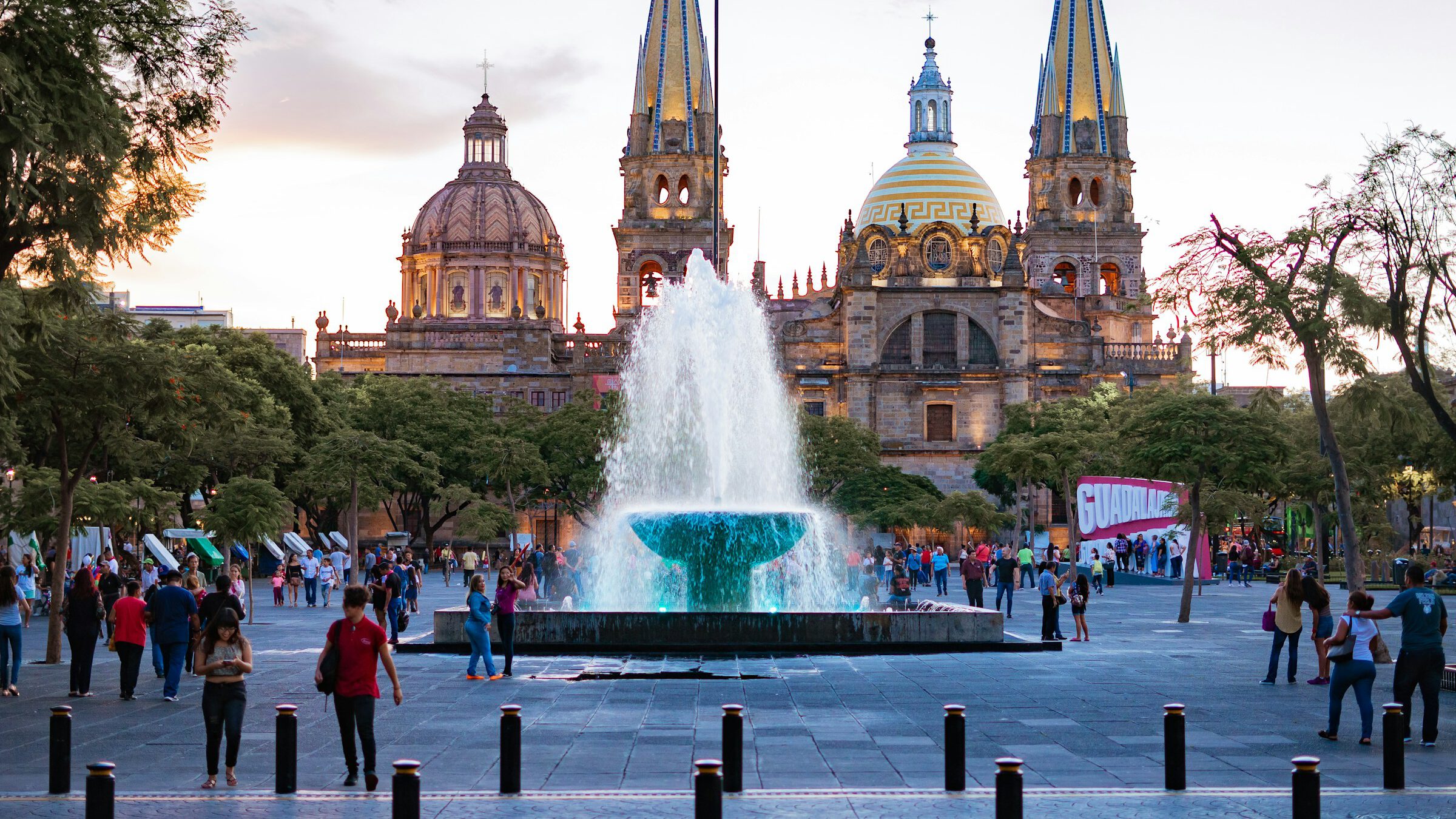 Guadalajara, Mexico’s tech and manufacturing hub, is known for its vibrant plazas like Plaza de la Liberación and iconic landmarks such as the Guadalajara Cathedral. This city combines rich cultural heritage with a booming electronics and automotive industry, earning its nickname as the 'Silicon Valley of Mexico.'