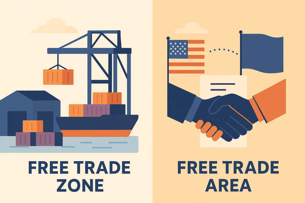 Free Trade Zone vs Free Trade Area